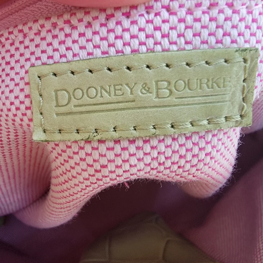Dooney And Bourke Croc Embossed Leather Hobo Bag In Pistachio - Picture 4 of 14